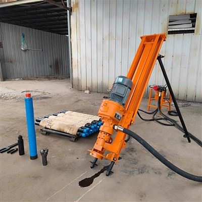 ZDE100 MINI Tragbares Bohrloch DTH -Bohrgerät mit Elektromotor