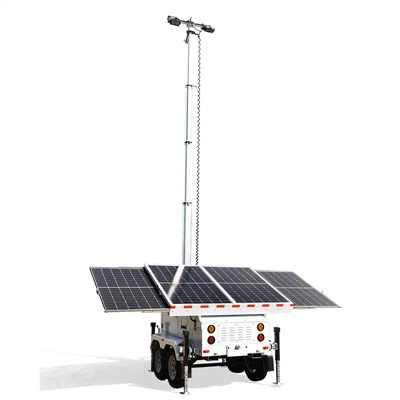 ULT -1200 Tragbarer Batterie -LED -Beleuchtungsturm für die Baustelle